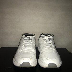 Men's Sintetico White Memory Foam Sneakers Athletic